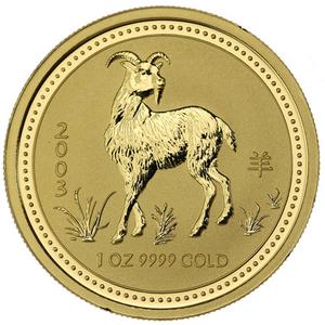 Australia / Gold Ounce 2003 Year of the Goat - reverse photo