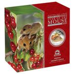 Silver Two Ounces 2020 Year of the Mouse, Coloured: Photo Coin, Australia, Silver Two Ounces 2020 Year of the Mouse, Coloured / thumbnail