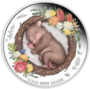 Australia / Silver Half Ounce 2021 Dreaming Down Under - Wombat - reverse photo