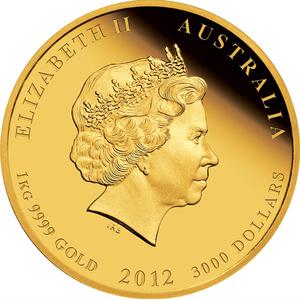 Australia / Gold Kilo 2012 Diamond Jubilee - obverse photo