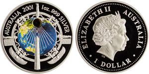 Australia / Silver Ounce 2001 Millenium - obverse photo