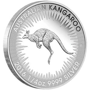 Australia / Silver Quarter Ounce 2016 Australian Kangaroo - reverse photo
