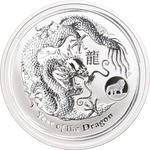 Australia / Silver Ounce 2012 Dragon / Lion Privy Mark - reverse photo