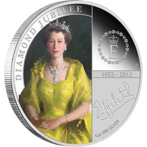Australia / Silver Ounce 2012 Diamond Jubilee - reverse photo