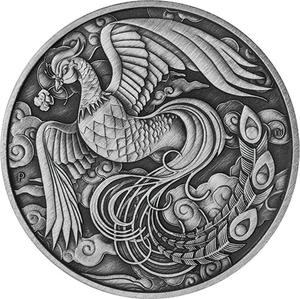 Australia / Silver Ounce 2023 Chinese Myths and Legends - Phoenix - reverse photo