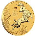 Gold Ten Ounces 2023 Year of the Rabbit: Photo Coin, Australia, Gold Ten Ounces 2023 Year of the Rabbit / thumbnail