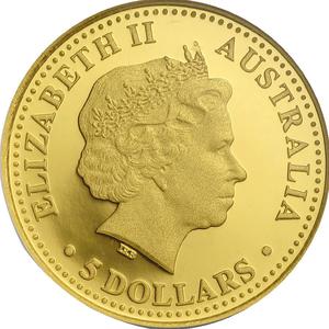 Australia / Gold Twenty-fifth Ounce 2006 Discover Australia - Koala - obverse photo