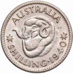Australia / Shilling 1940 - reverse photo