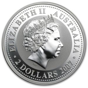 Australia / Silver Two Ounces 2008 Year of the Mouse (Series I) - obverse photo
