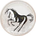 Silver Ounce 2017 Australian Stock Horse: Photo Coin, Australia, Australian Stock Horse Dollar - 2017 - 1 Oz - Silver / thumbnail