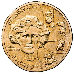 Australia / One Dollar 2011 Dorothy Wall - Blinky Bill - reverse photo