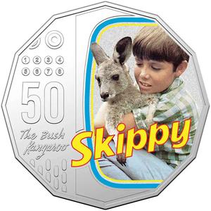 Australia / Fifty Cents 2020 Skippy The Bush Kangaroo - reverse photo