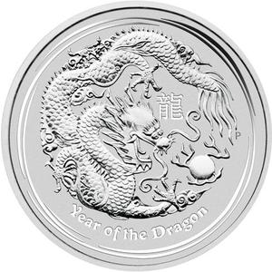 Australia / Silver Ten Ounces 2012 Year of the Dragon - reverse photo