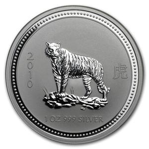 Australia / Silver Ounce 2010 Year of the Tiger (Series I) - reverse photo