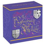 Gold Quarter Ounce 2017 Royal Wedding Anniversary: Photo Coin, Australia, Gold Quarter Ounce 2017 Royal Wedding Anniversary / thumbnail