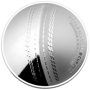 Australia / Silver Ounce 2015 ICC Cricket World Cup - reverse photo