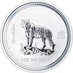 Silver Ounce 2010 Year of the Tiger, Second Design: Photo Coin, Australia, Silver Ounce 2010 Year of the Tiger, Second Design / thumbnail