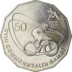 Fifty Cents 2006 XVIII Commonwealth Games - Cycling: Photo Coin, Australia, Fifty Cents 2006 XVIII Commonwealth Games -  Cycling / thumbnail