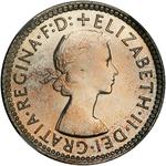 Australia / Sixpence 1955 - obverse photo