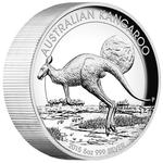 Silver Five Ounces 2015 Australian Kangaroo: Photo Coin, Australia, Silver Five Ounces 2015 Australian Kangaroo / thumbnail