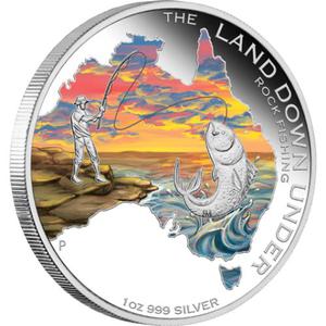 Australia / Silver Ounce 2014 Rock Fishing - reverse photo