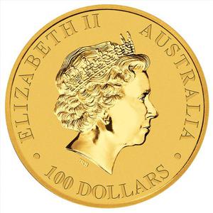 Australia / Gold Ounce 2015 Australian Kangaroo, High Relief - obverse photo