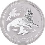 Silver Ounce 2018 Year of the Dog: Photo Coin, Australia, Elizabeth II Year of the Dog - 1 Dollar - 1 Oz - 2018 / thumbnail