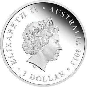 Australia / Silver Ounce 2013 Surfing - obverse photo