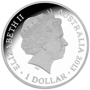 Australia / Silver Ounce 2013 Year of the Snake, RAM (Special Edition) - obverse photo