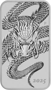 Australia / Silver Ounce 2025 Dragon Rectangle - reverse photo
