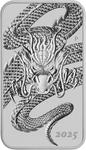Silver Ounce 2025 Dragon Rectangle: Photo Coin, Australia, Silver Ounce 2025 Dragon Rectangle / thumbnail