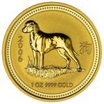 Gold Ounce 2006 Year of the Dog: Photo 2006 1 oz Year of the Dog Gold Coin | Lunar Series 1 / thumbnail