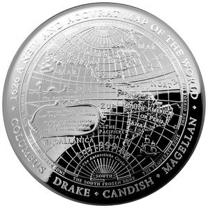 Australia / Silver Ounce 2019 A new Map of the World - 1626 - obverse photo