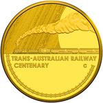 Gold Tenth-Ounce 2017 Trans-Australian Railway: Photo Coin, Australia, Gold Tenth-Ounce 2017 Trans-Australian Railway / thumbnail