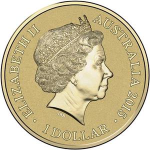 Australia / One Dollar 2015 Sandy the Warhorse - obverse photo