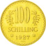 One Hundred Schilling 1927: Photo Coin, Austria, One Hundred Schilling 1927 / thumbnail