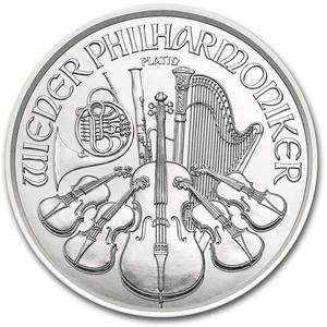 Austria / Platinum Twenty-fifth Ounce 2019 Vienna Philharmonic - reverse photo