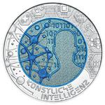 Twenty-five Euro 2019 Artificial Intelligence: Photo Coin, Austria, Twenty-five Euro 2019 Artificial Intelligence / thumbnail