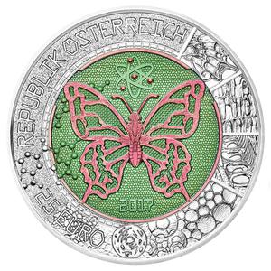 Austria / Twenty-five Euro 2017 The Microcosm - reverse photo