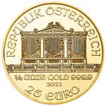 Austria / Gold Quarter Ounce 2022 Vienna Philharmonic - obverse photo