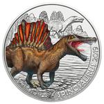 Three Euro 2019 Spinosaurus: Photo Coin, Austria, Silver Half Ounce 2019 Spinosaurus / thumbnail