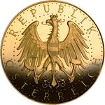 One Hundred Schilling Gold 1931: Photo Coin, Austria, One Hundred Schilling Gold 1931 / thumbnail