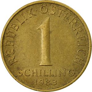 Austria / One Schilling 1983 - reverse photo