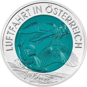 Austria / Twenty-five Euro 2007 Austrian Aviation - obverse photo