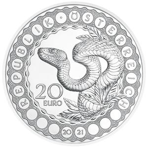 Austria / Twenty Euro 2021 Australia - The Serpent Creator - obverse photo