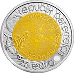 Twenty-five Euro 2009 Year of Astronomy: Photo Coin, Austria, Twenty-five Euro 2009 Year of Astronomy / thumbnail