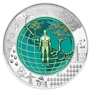 Austria / Twenty-five Euro 2018 Anthropocene - obverse photo