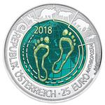 Twenty-five Euro 2018 Anthropocene: Photo Coin, Austria, Twenty-five Euro 2018 Anthropocene / thumbnail