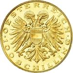 One Hundred Schilling 1936: Photo Coin, Austria, One Hundred Schilling 1936 / thumbnail