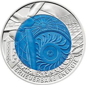 Austria / Twenty-five Euro 2010 Renewable Energy - obverse photo